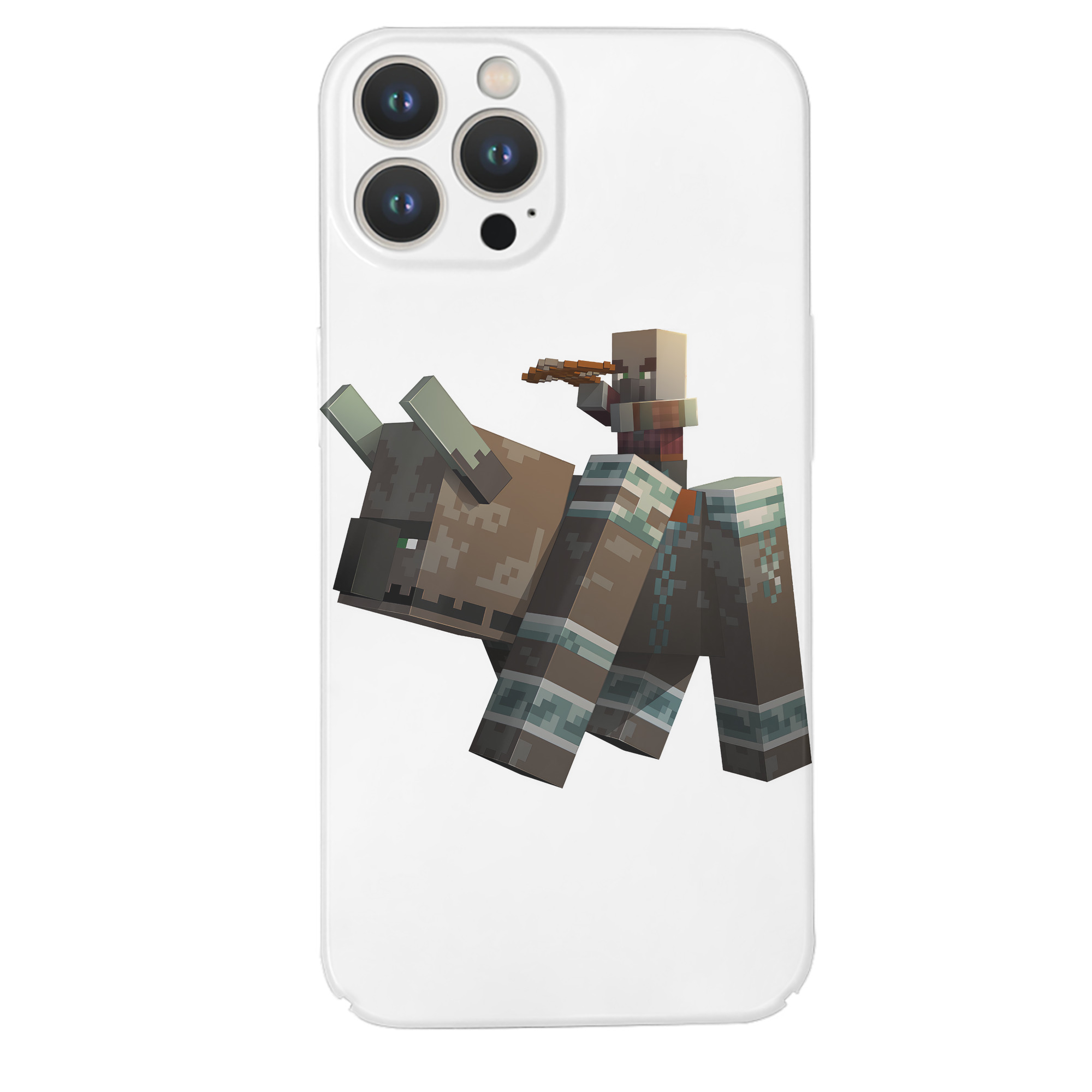 （画像用） マインクラフト ブロックの世界 Minecraft MC Block world 【iPhone 14シリーズ対応】ハードケース